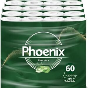 Alternative view of 【New Users Sale !!! over 10000 sold !!!!】Phoenix Toilet Rolls – 60 Roll Bulk Buy – Quilted 3 PlyToilet Rolls