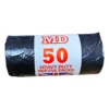 500 Heavy Duty Bin Bags,Campaign, Large Strong MD50 Brand Refuse Sacks (10pcs x 50 Rolls) Size-70x83cm, Leakage, Black Bin Bags, Business and Home
