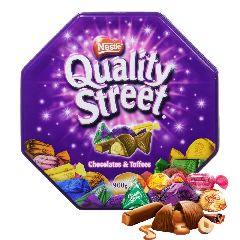 Nestle Quality Street Assorted Chocolate Decorative Metal Tin, 2lb - Image 2